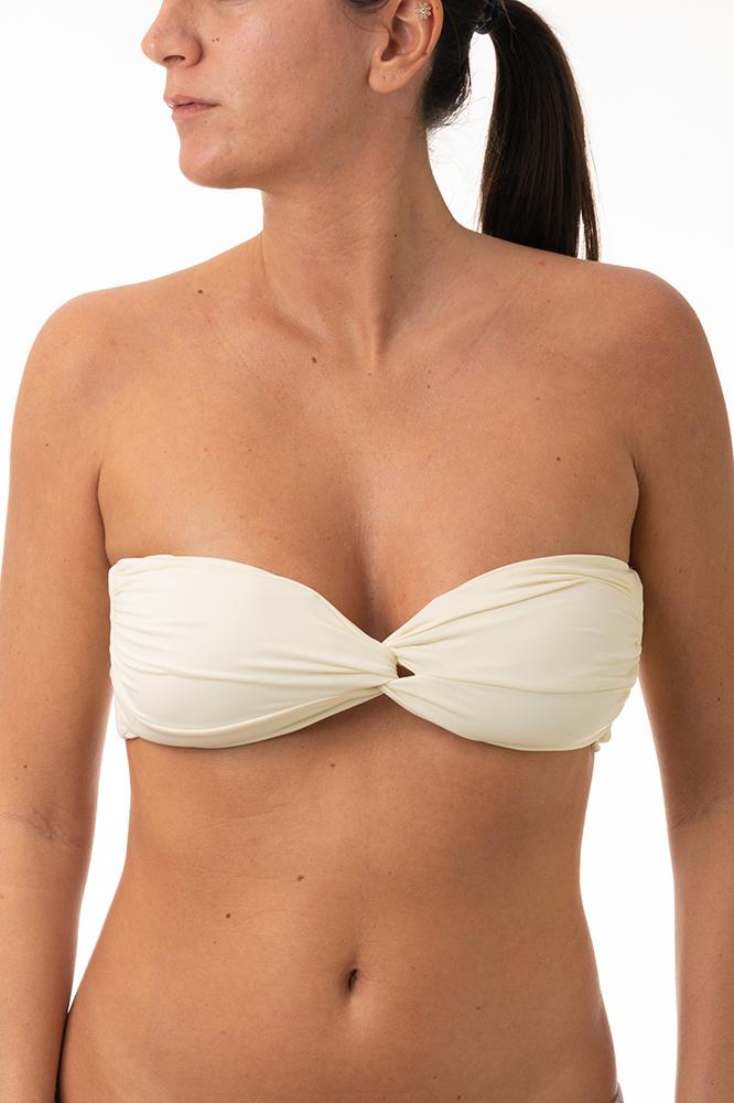 MIX REGGISENO FASCIA DONNA AVORIO CARAMELLA AVORIO BE BEACH